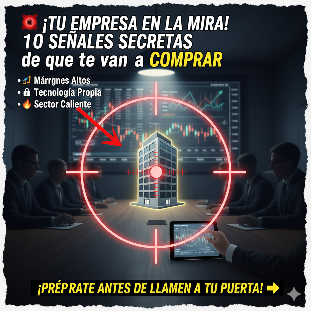 10 señales de que tu empresa será comprada en 2025 (la número 7 te va a sorprender)